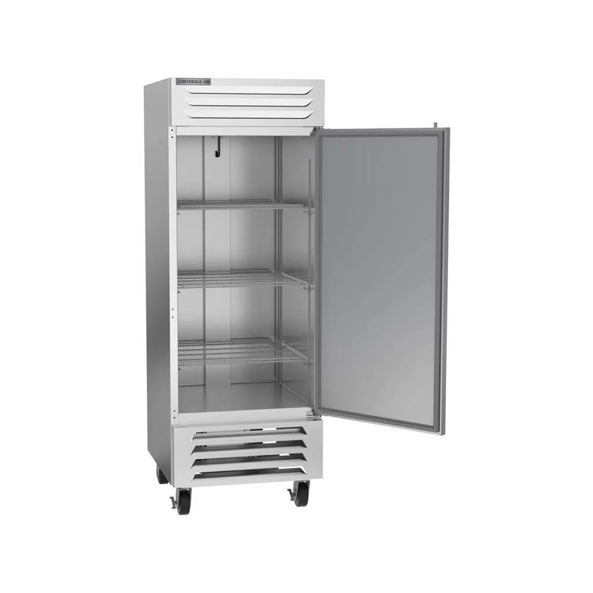Beverage Air FB27HC-1S 30" 1-Solid Door Reach-In Freezer, Bottom Mount, 25.97 cu. ft., Stainless Steel Front