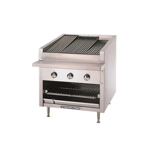 Bakers Pride C-24RS 24" Countertop Gas Radiant Charbroiler w/ (4) Burners, 60.000 BTU