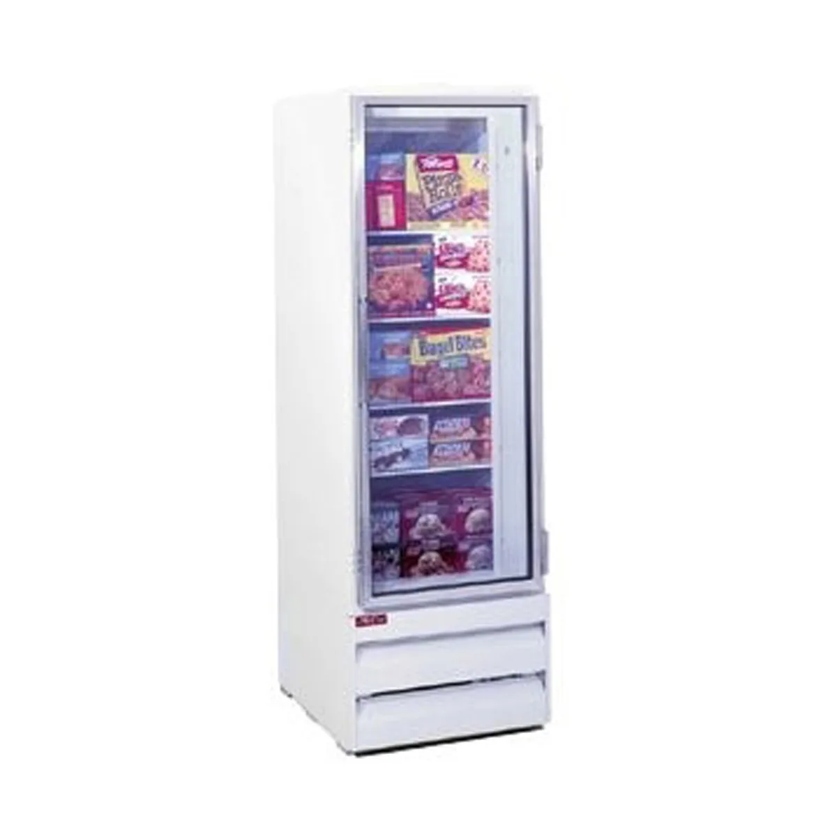 Howard-McCray GR19BM 26" One Glass Door Refrigerated Merchandiser in White, 19 cu. ft.