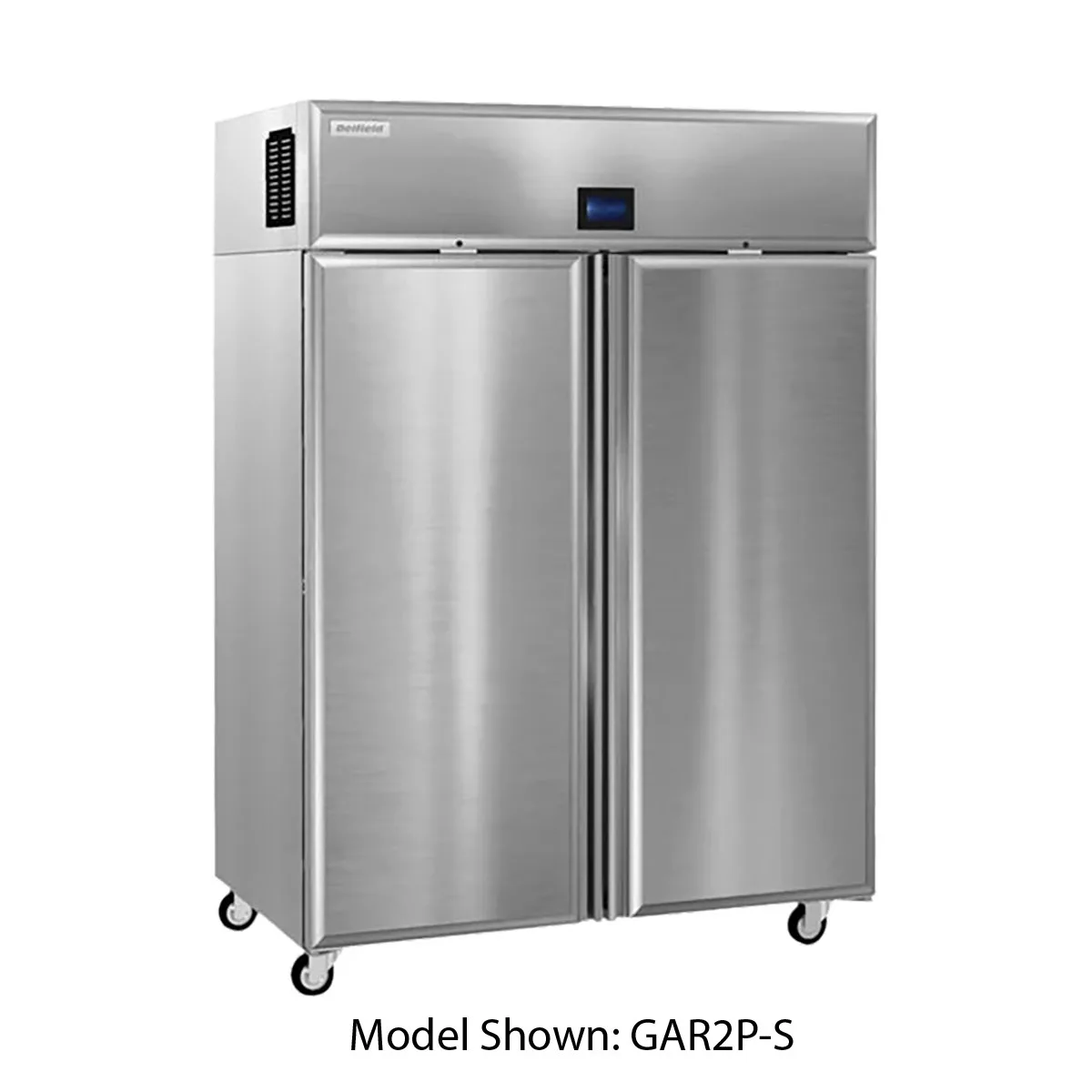 Delfield GAF2P-S 55" 2-Solid Door Reach-In Freezer, Top Mounted, 46 cu. ft.