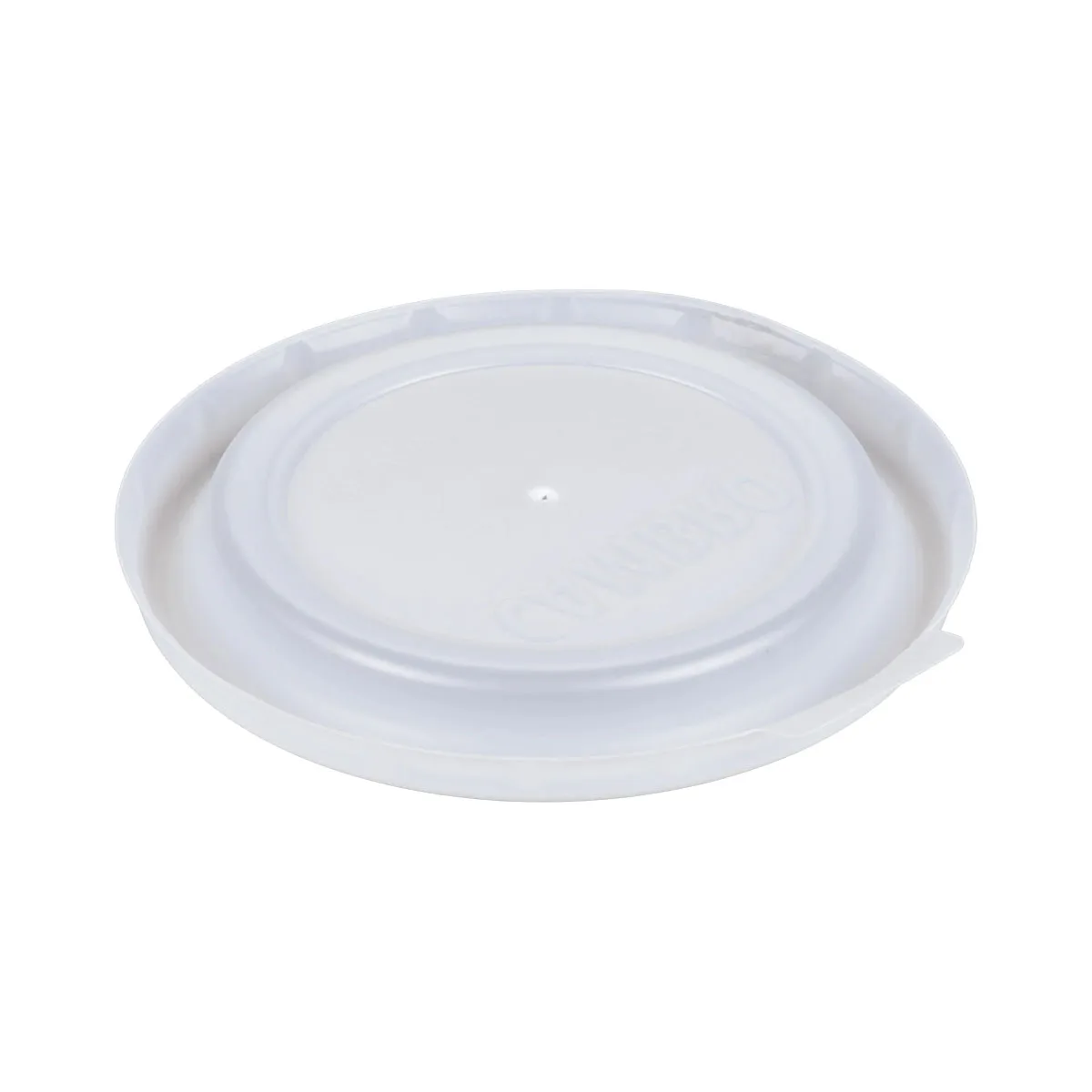 Cambro CLAM8B5S190 CamLid® Cup Lids, Clear, Straw Slot, Fits HT16CW & LT16 Tumblers - 2000/Case
