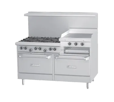 Garland US Range U60-6R24CC Gas 60" Restaurant Range