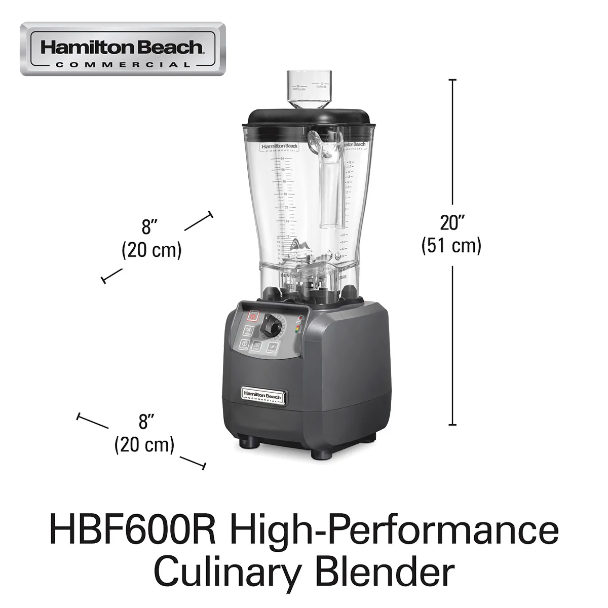 Hamilton Beach HBF600R-CE Countertop Food Blender
