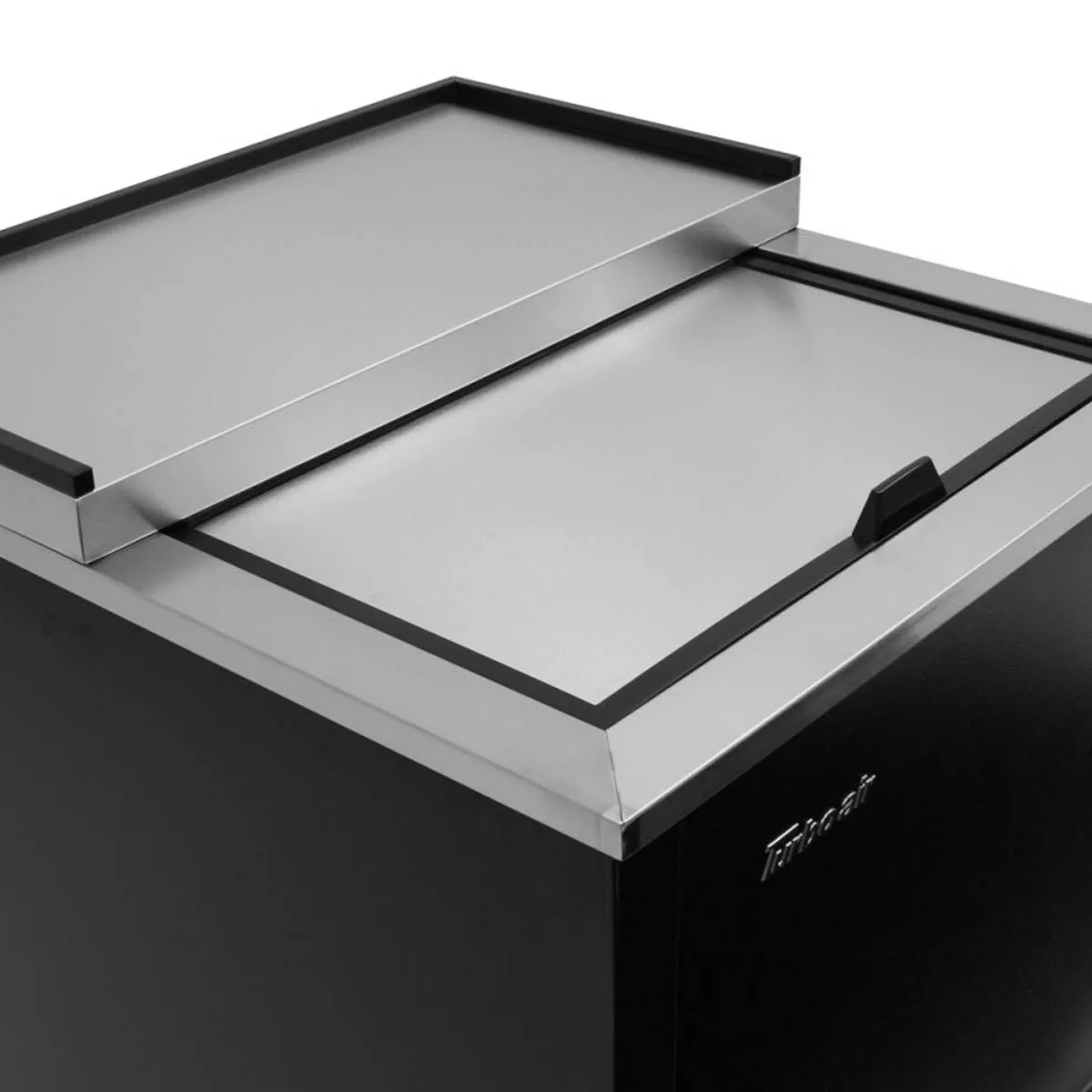 Turbo Air TBC-24SB-GF-N6 25" Black Glass Froster, 48 Mugs Capacity