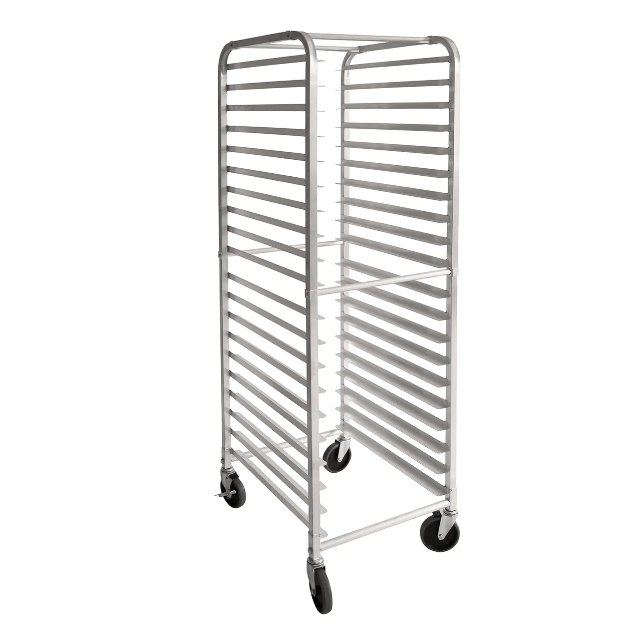 CAC China ASPR-20BK 20-Tier Heavy Duty Aluminum Sheet Pan Rack, 26"L x 20"W x 69"H, NSF, Knocked Down
