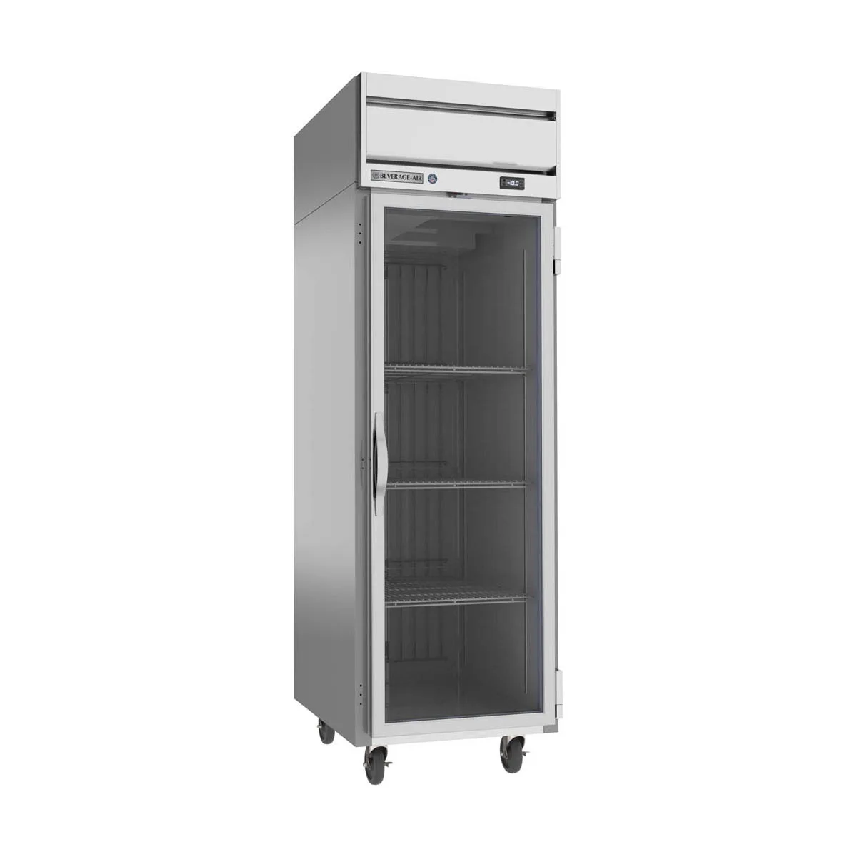 Beverage Air HF1HC-1G 26" 1-Glass Door Reach-In Freezer, Top Mounted, 21.06 cu. ft.
