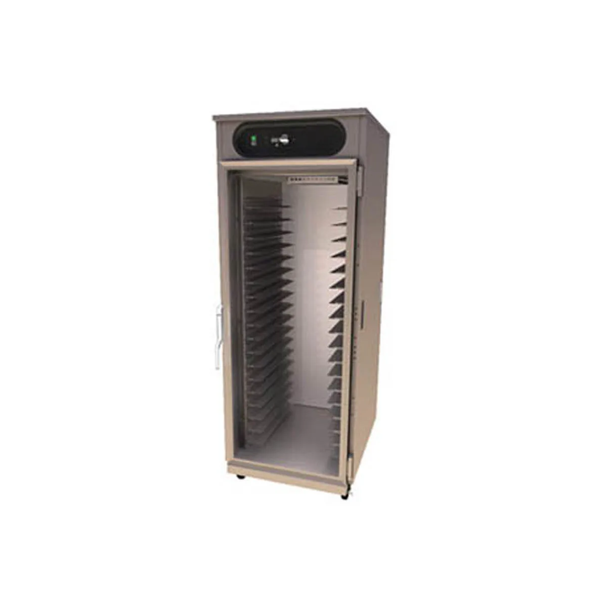 Carter-Hoffmann HL7-18 "Full Height" 1-Door Solid Heated Holding Cabinet, Stainless Steel, 36×12"x20"/18×18"x26" Pan Capacity