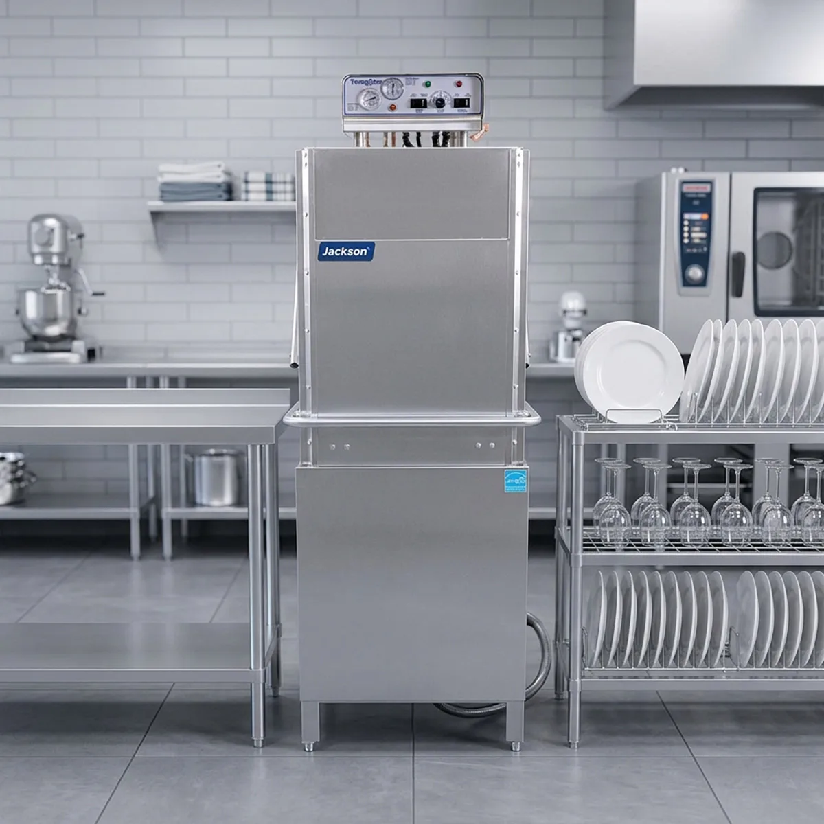 Jackson WWS TEMPSTAR HH-E W/O Door Type Dishwasher, 55 RPH - 40 Gal/Hr - High Temp without Booster