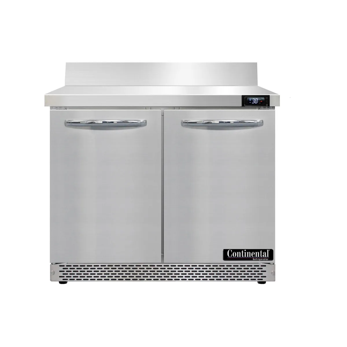 Continental Refrigerator SW36NBS-FB 36" 2-Section WorkTop Refrigerator w/ 2 Doors, 10.3 cu. ft..