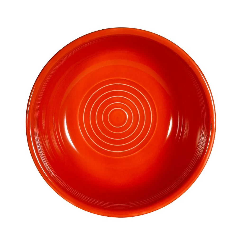 CAC China TG-15-R Tango Salad Bowl, 12-1/2 oz, 5-3/4" dia, 2-1/2" H, Round, Porcelain, Red - Dozen