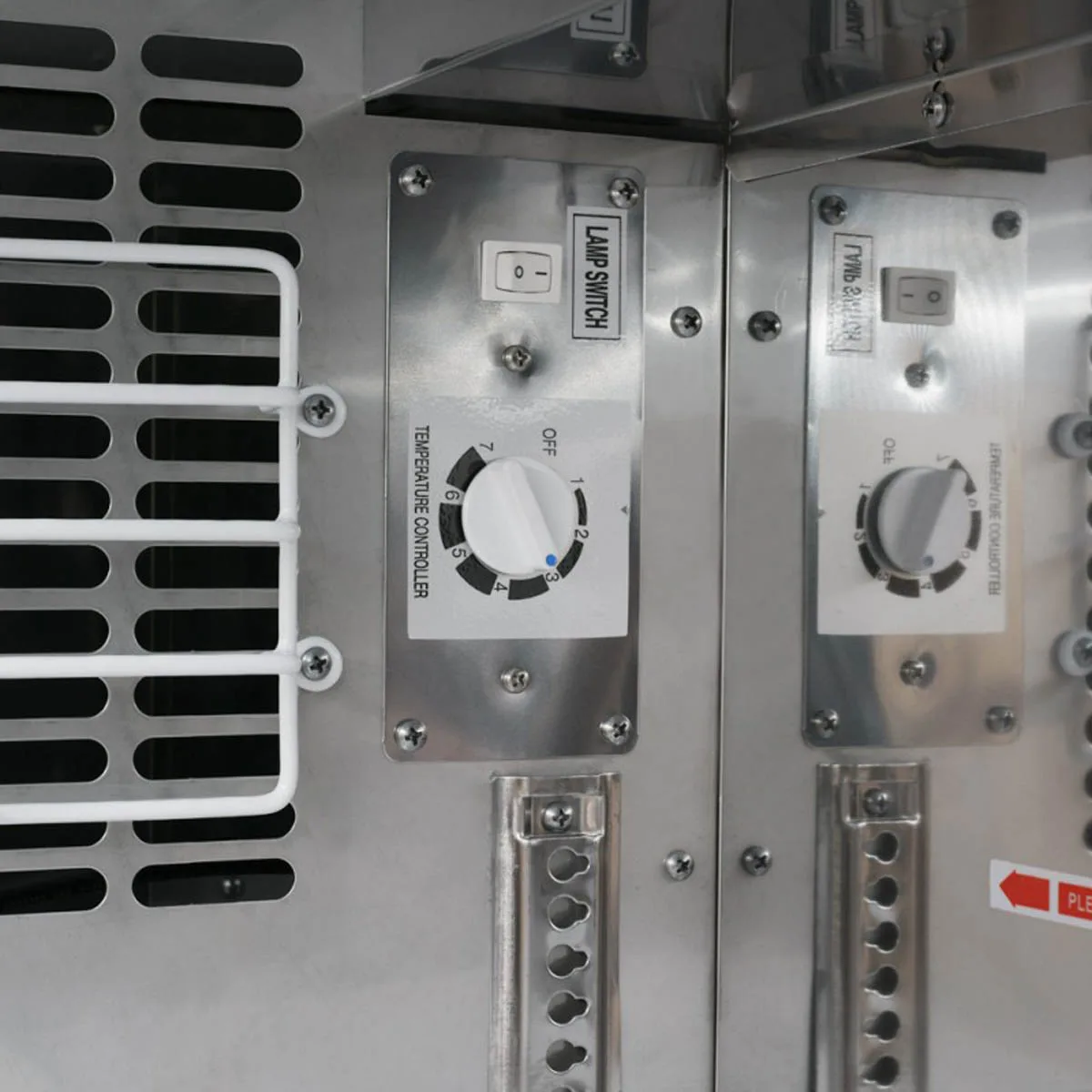 Turbo Air TBB-24-48SBD-N6 49" Two Section Back Bar Cooler with Solid Door, 12.2 cu. ft.