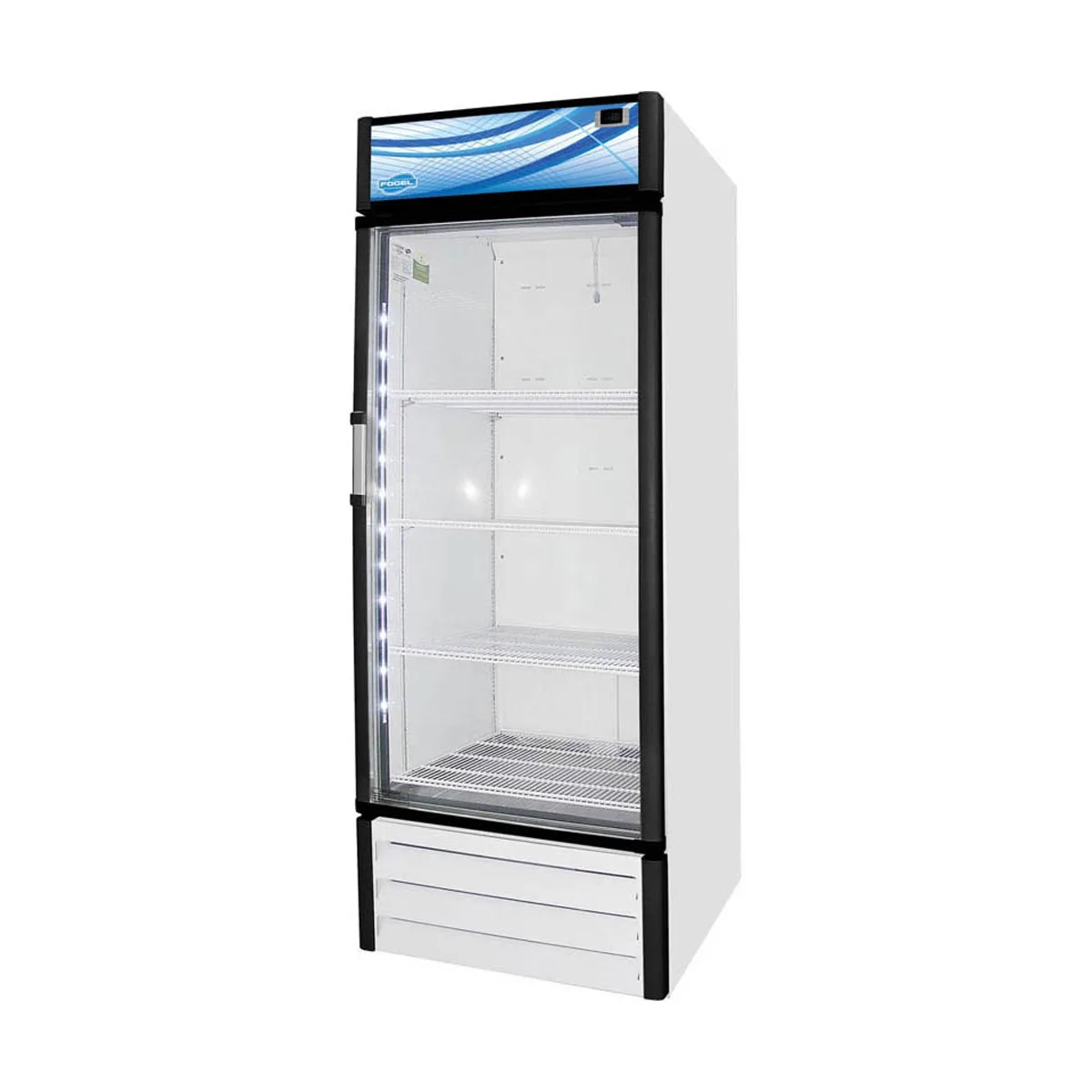 Fogel USA VR-26-HC 30" One Glass Door Refrigerated Merchandiser in White, 26 cu. ft.