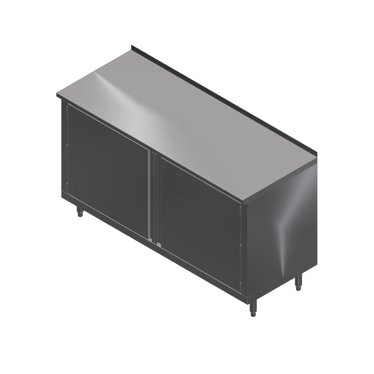 John Boos 4CH4R1.5-3036 36" Cabinet Base Hinged Doors Work Table