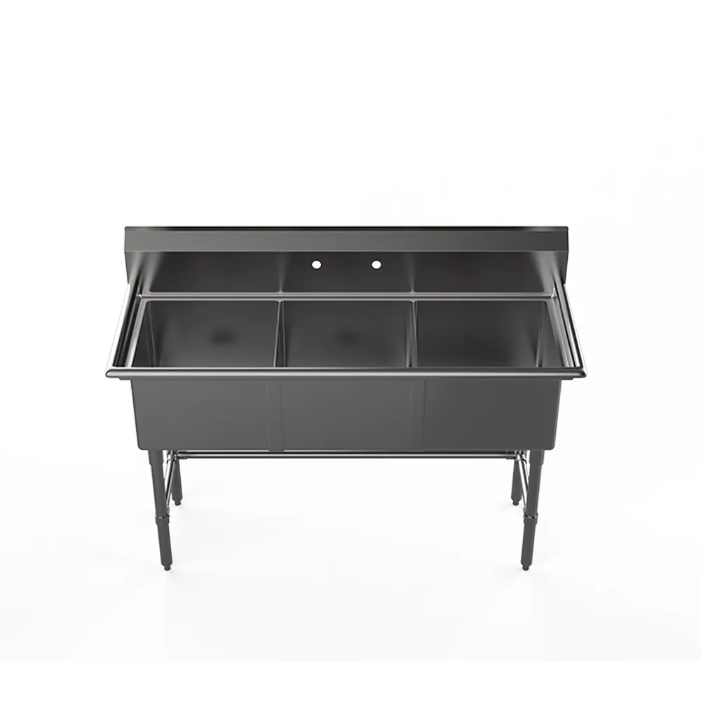Atosa USA SS1818D31D18 (3) Three Compartment Sink