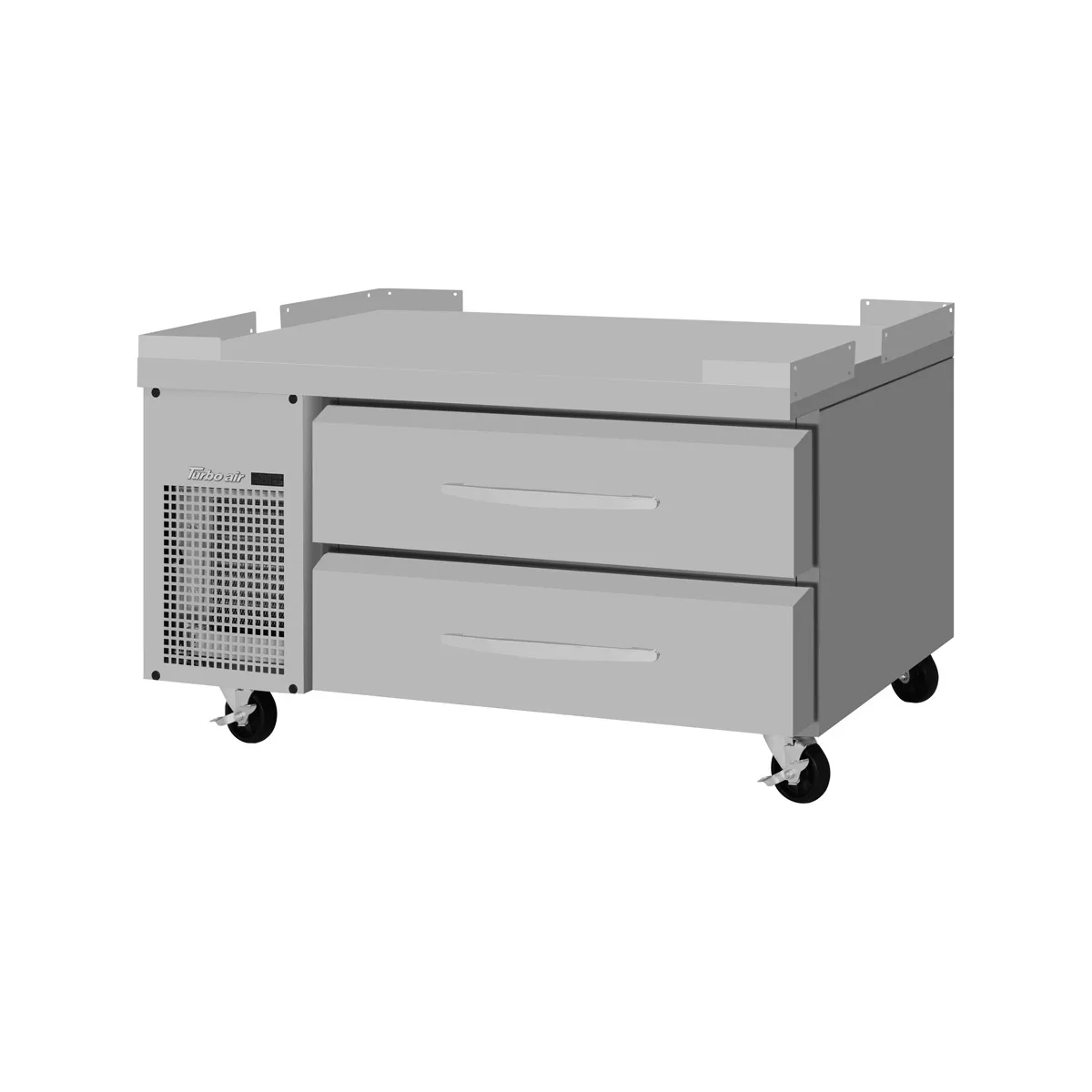 Turbo Air PRCBE-48F-N-FT 48" 2 Drawers Pro Series Freezer Chef Base, Flat Top, 6.83 cu. ft.