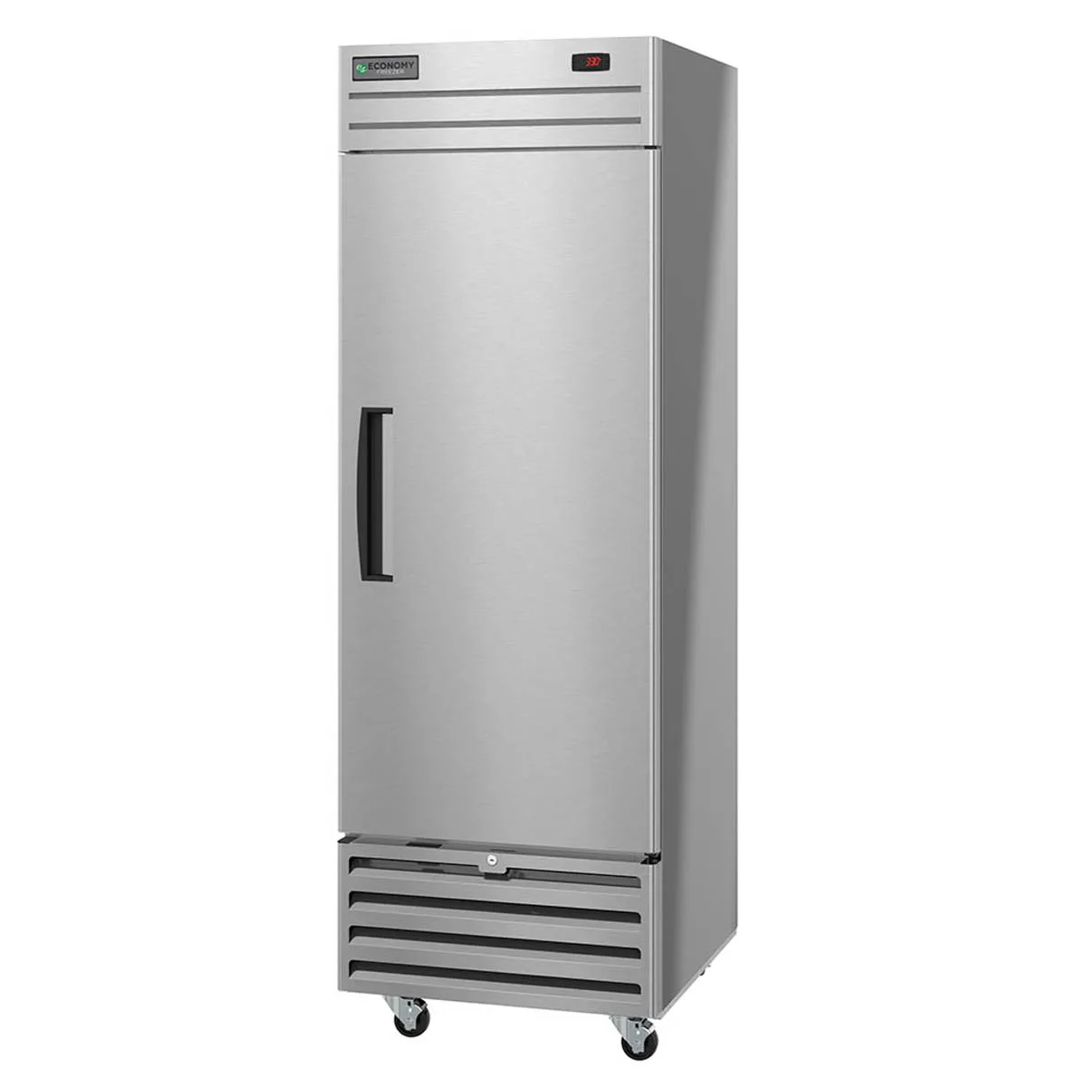 Hoshizaki ER1A-FS 27" 1-Section Reach-In Refrigerator w/ Solid Door, Bottom Mount, Aluminum Interior, 18 cu. ft.