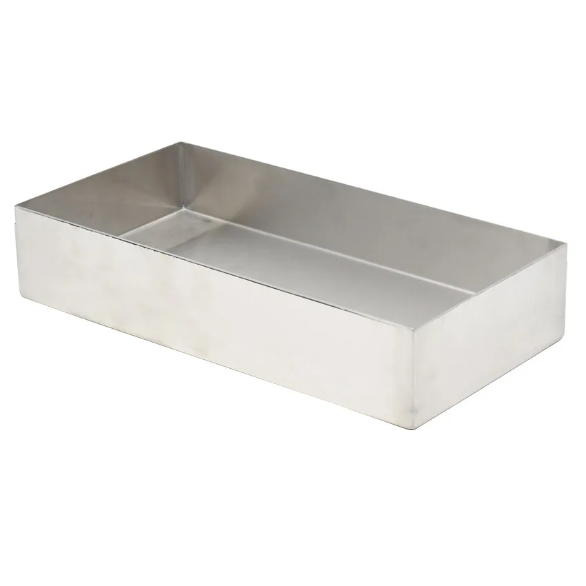 Omcan USA 44119 Stainless Steel Food Pan, 6" x 15" x 2.5", Heavy‑Duty Restaurant Storage Tray