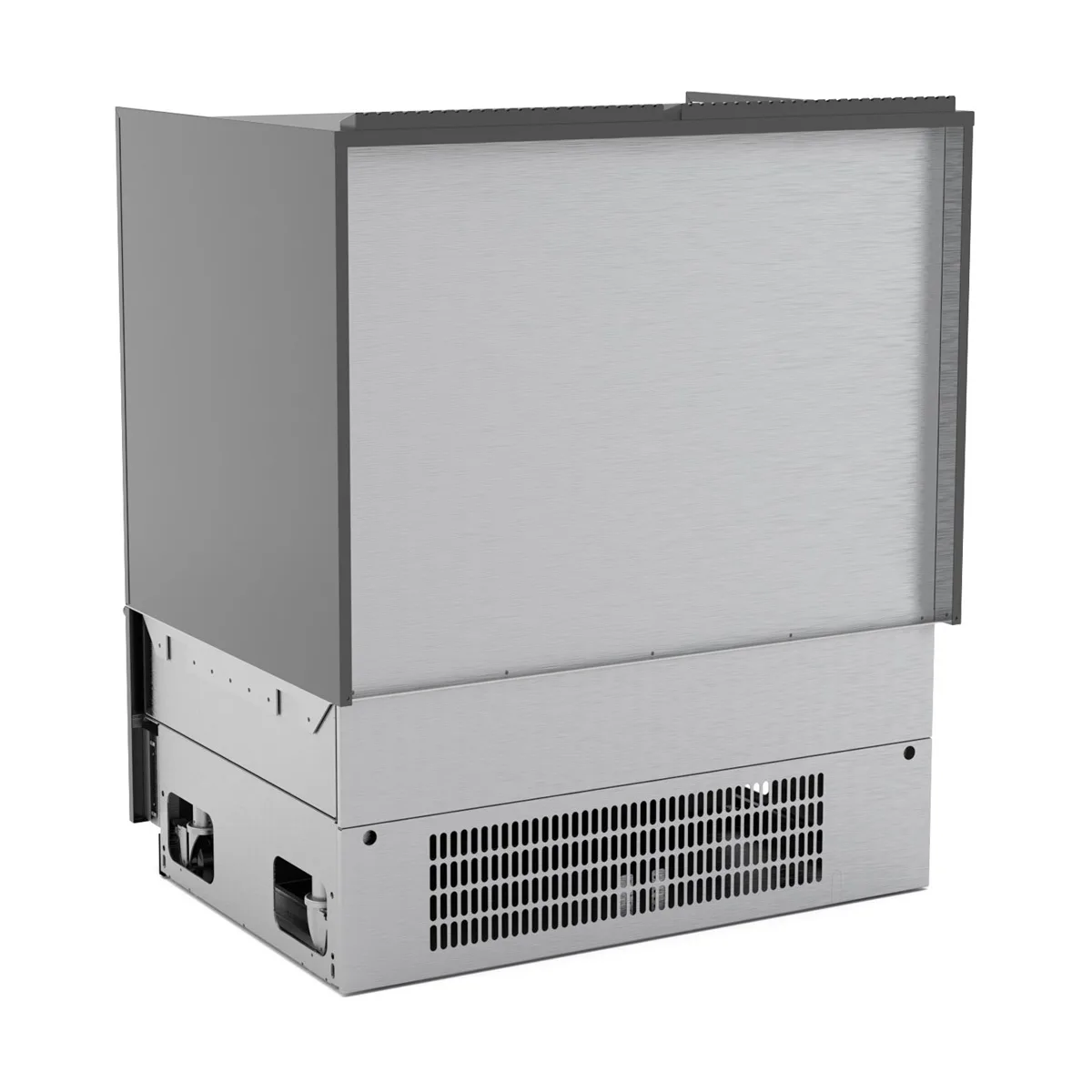 Structural Concepts NM6055RSSV 60" Blend® Refrigerated Self-Service Center Case, Open Flat, 3 Shelves