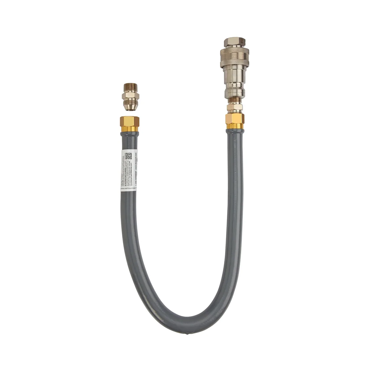 Dormont W75BP2Q36 Hi-Psi® Water Connector Hose, 3/4" Dia. x 36" L / Covered with Steel Braided 