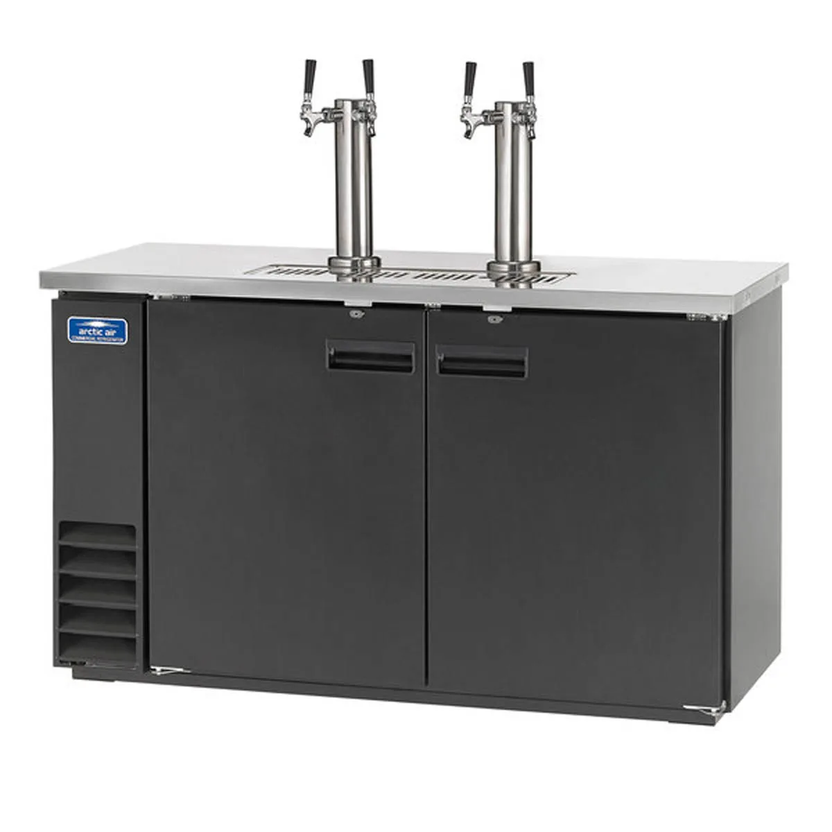 Arctic Air ADD60R-2 61" 2 Columns Draft Beer Cooler w/ 2 Keg Capacity, 16.7 cu. ft.