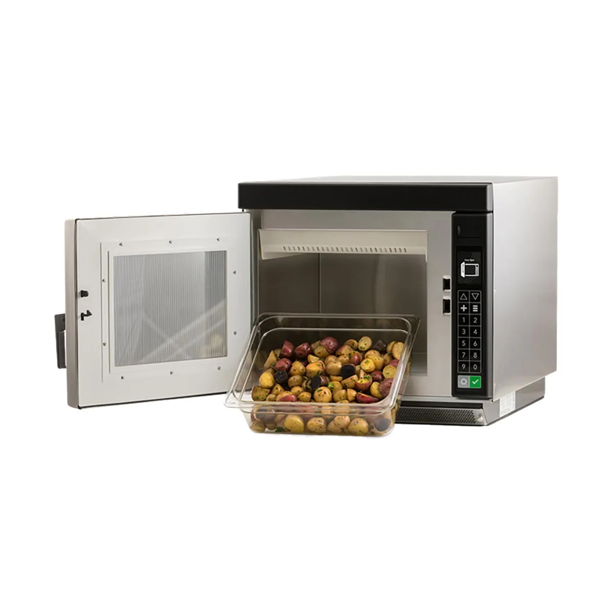 Amana RC30S2 3000W Heavy Volume Commercial Microwave Oven, 1.0 Cu. Ft.,  Push Button, 208/240V