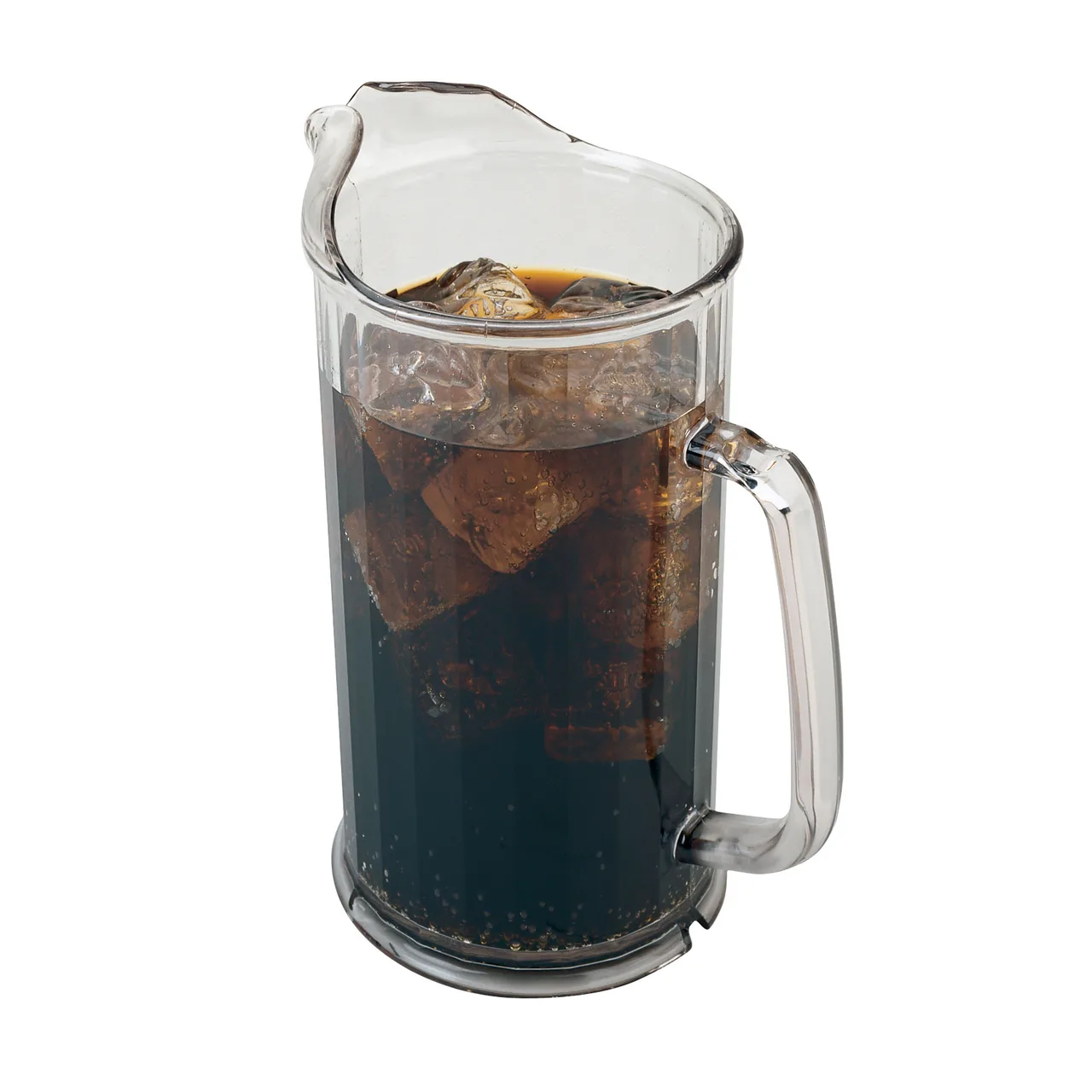 Cambro P60CW135 60 oz Clear Poly Pitcher – 7‑¼" Dia X 9" H, Chip‑Resistant, Dishwasher Safe, NSF