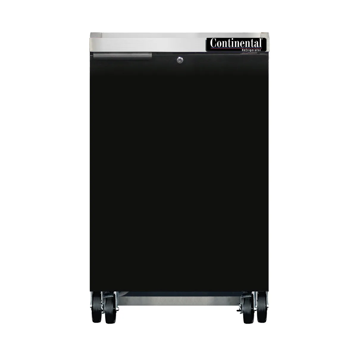Continental Refrigerator BB24N 24" Refrigerated Back Bar Cooler w/ Solid Door, 8 Cu Ft, 24" W