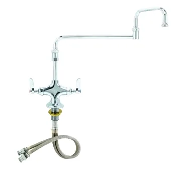 Vulcan DBLTS 18NZLJ SINGLE Pantry Deck-Mount Faucet - 18" Double Jointed Swivel