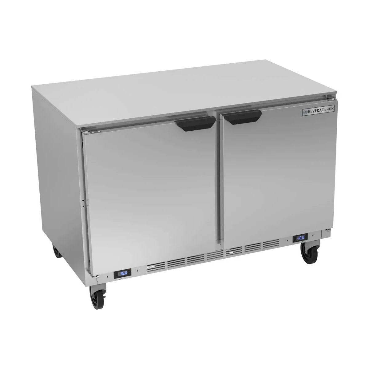 Beverage Air UCRF48AHC 48" Undercounter Refrigerator Freezer w/ 2 Doors, 10.6 cu. ft. - Dual Temp