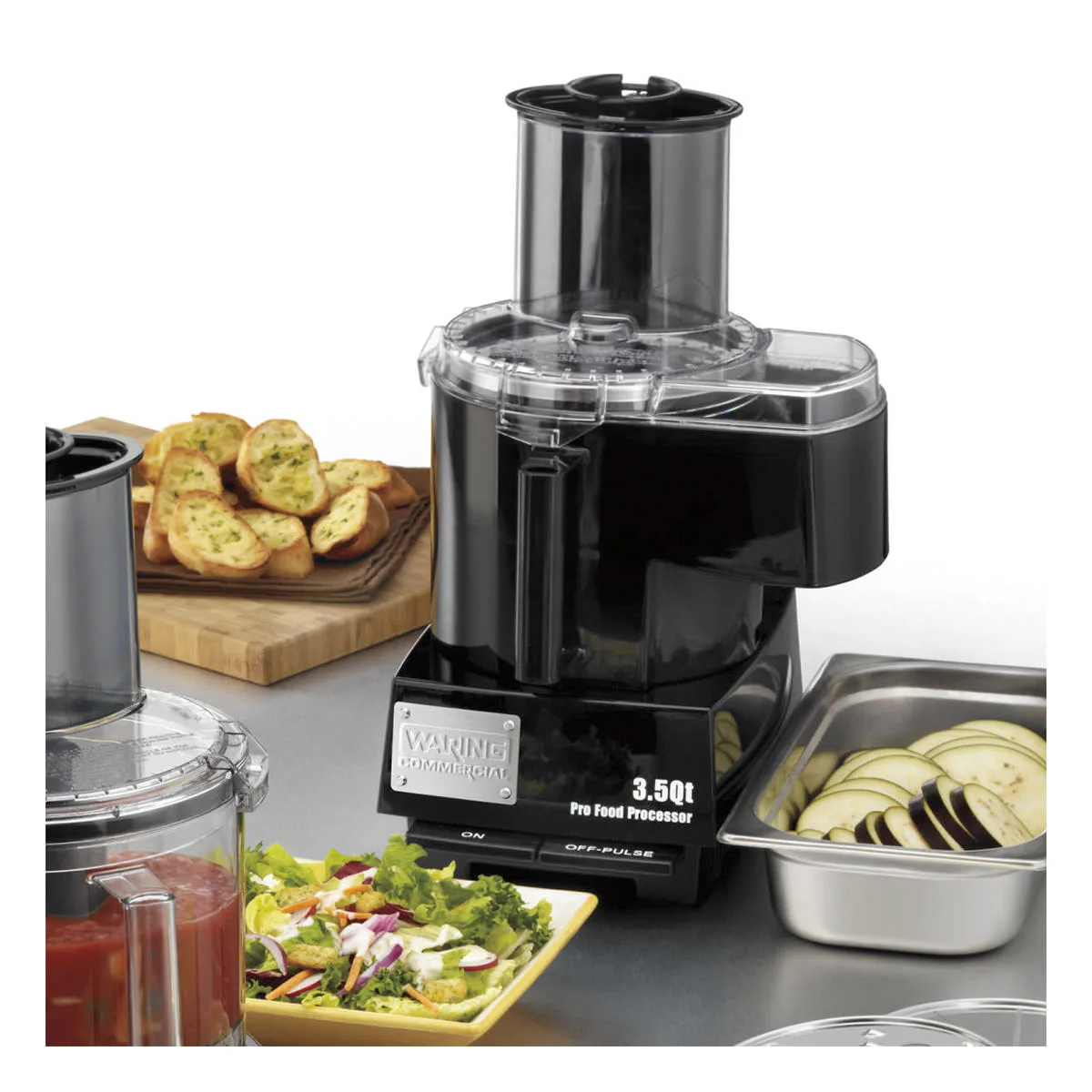 Waring WFP14SC Continuous Feed Commercial Combination Food Processor