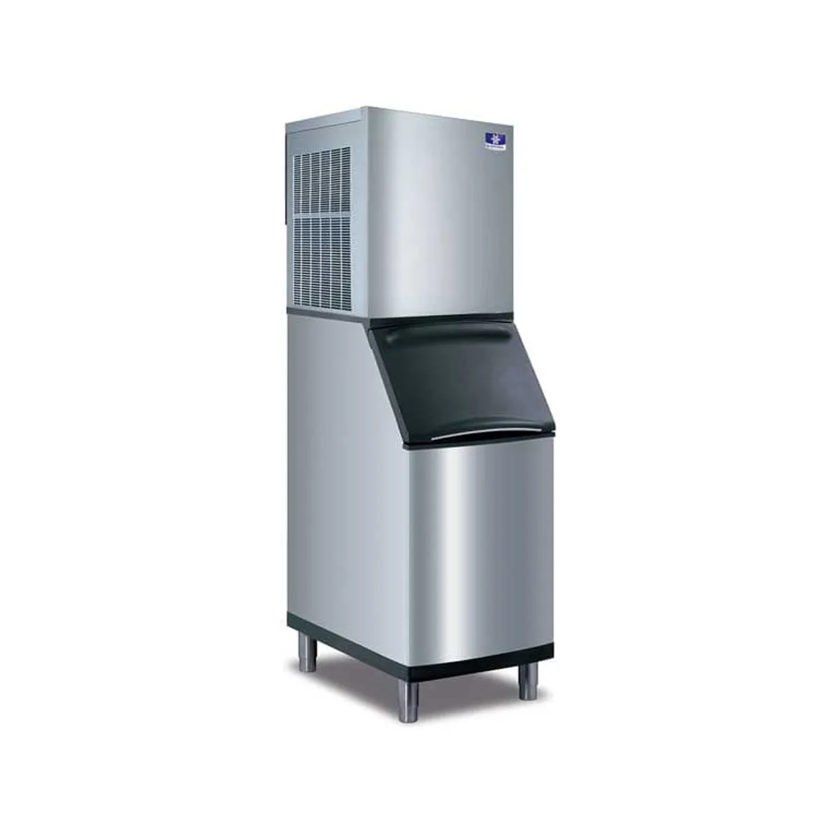 Manitowoc RFP0620A/D420 Air Cooled Flake 760 lb Ice Machine with Bin, 383 lb Storage