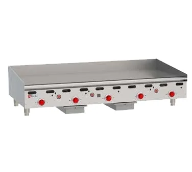 Wolf ASA60-30 60" Countertop Gas Griddle, Snap-Action Thermostat, 30" Deep, 135.000 BTU