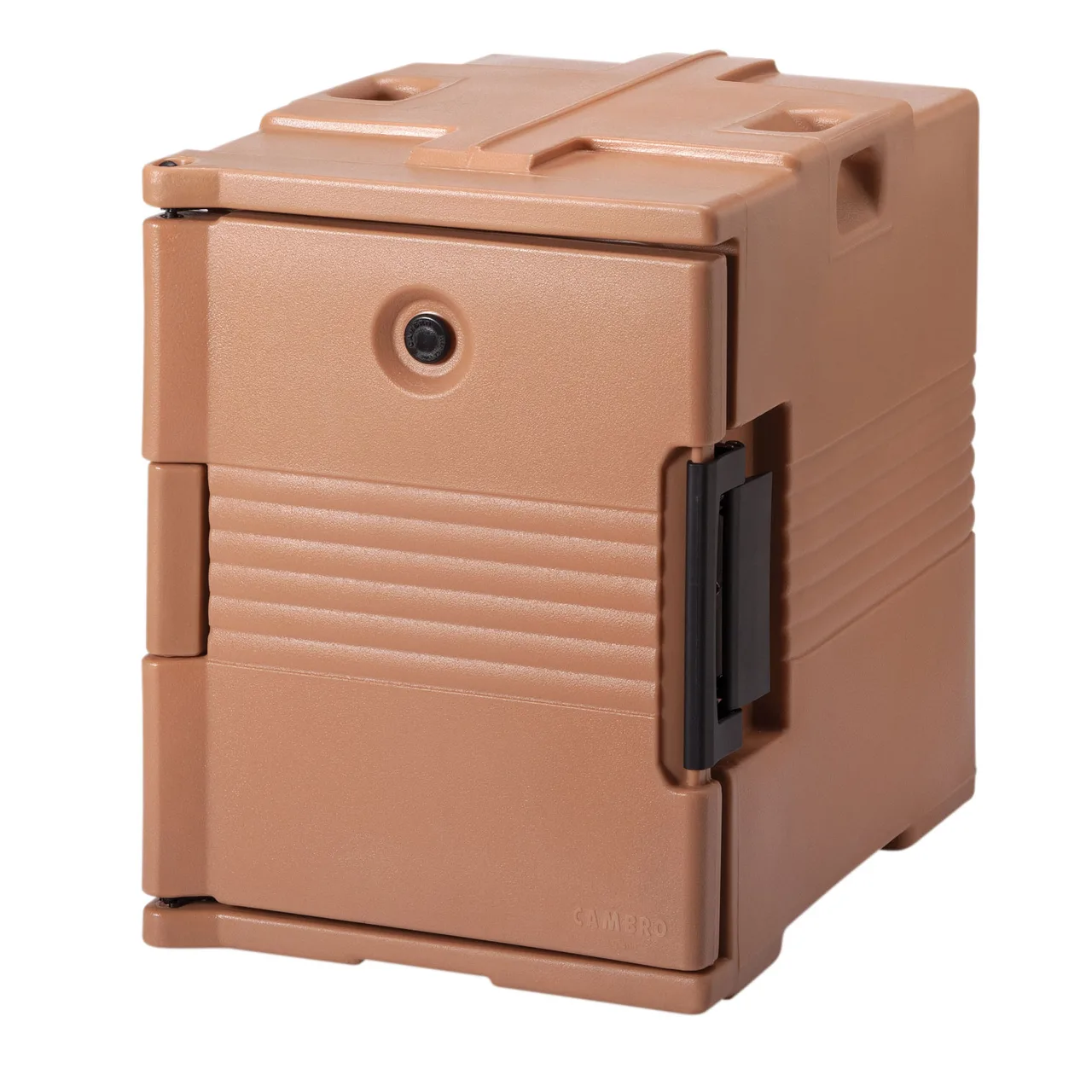 Cambro UPC400157 Ultra Pan Carrier® Front Loading Insulated Food Pan Carrier w/ 6 Pan Capacity, Coffee Beige