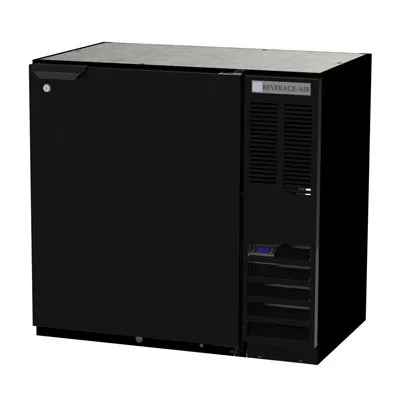 Beverage Air BB36HC-1-B 36" 1 Section Back Bar Cooler with Solid Door
