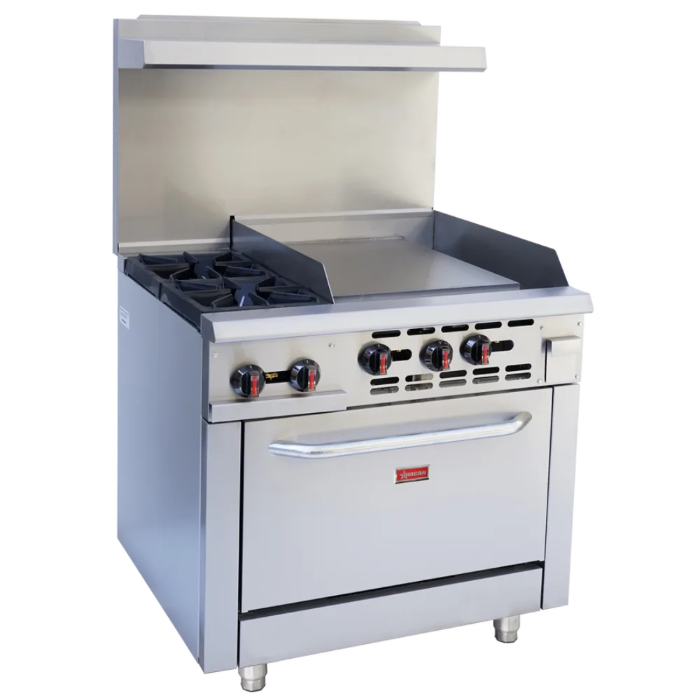 Omcan USA 46026 36" Gas Restaurant Range