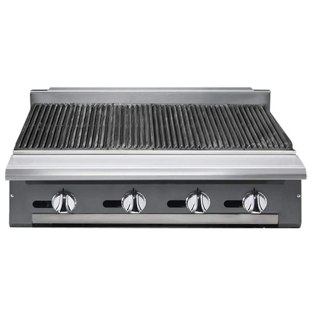 Vulcan VCBB48 48" Gas Heavy Duty Range w/ 48" Full Charbroiler, Modular Base, 130.000 BTU