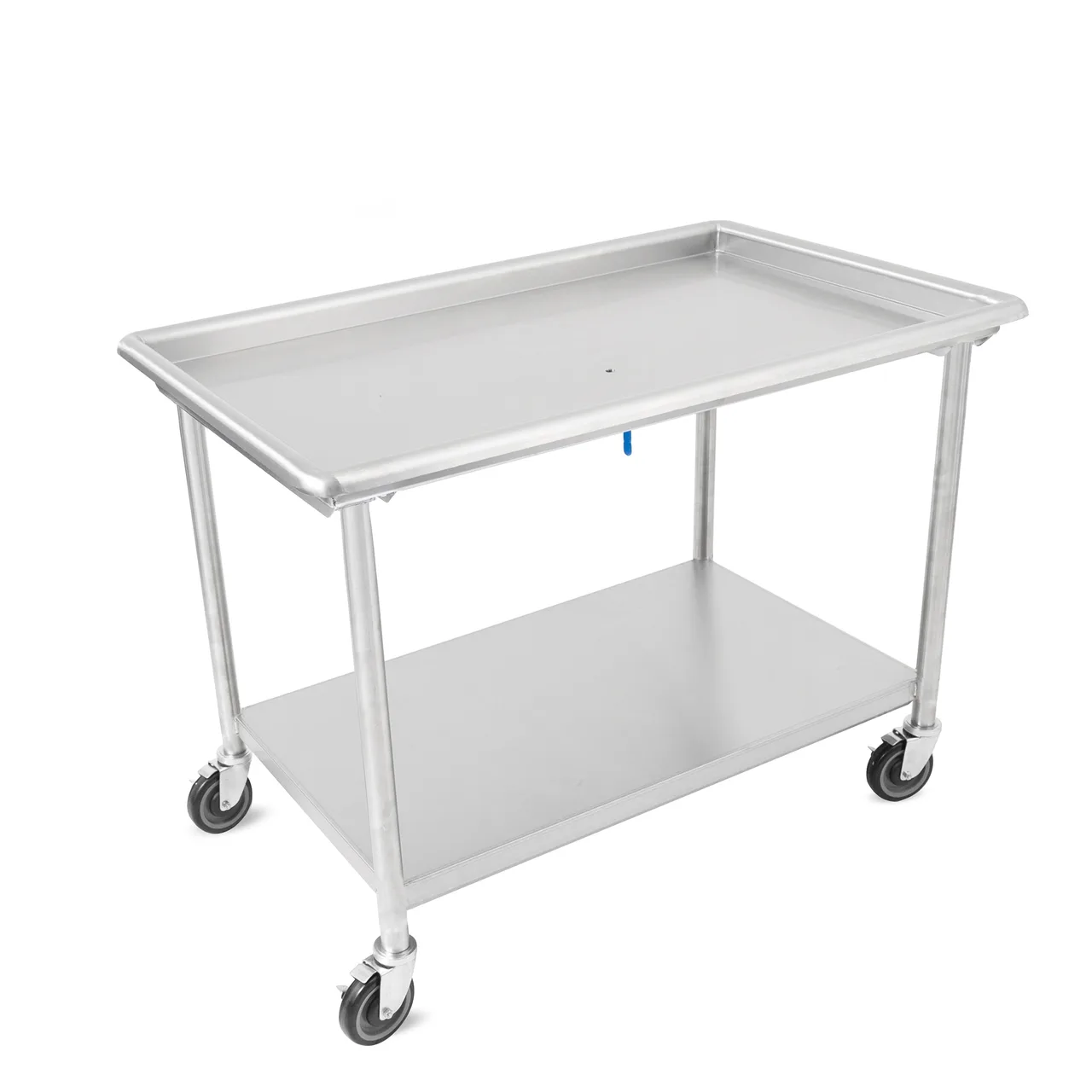 John Boos DST6-3049SSW-C 48" Dishtable Sorting Table w/ 2-1/4" Raised Edge, Legs & Undershelf