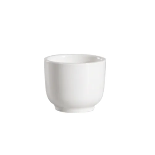 CAC China 101-54 Lincoln Tea Cup, 4‑oz, 2‑3/4" Dia × 2‑3/8" H, Bone White Porcelain - 1 Dozen