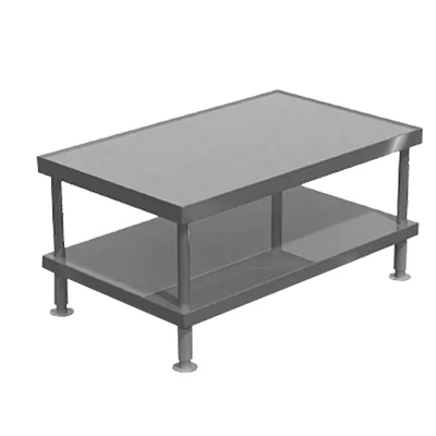 Vulcan STAND/F-VCCB48 Equipment Stand w/ Open Base with Undershelf, 49"W x 23"H, Feet