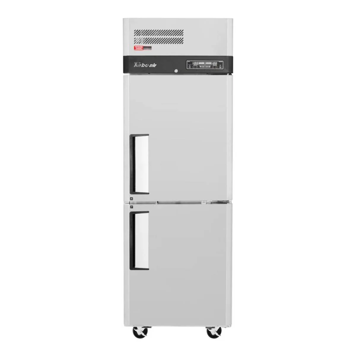 Turbo Air M3RF19-2-N(-L) 25" 1-Section Reach-In Refrigerator Freezer Combo w/ 2 Half Solid Doors