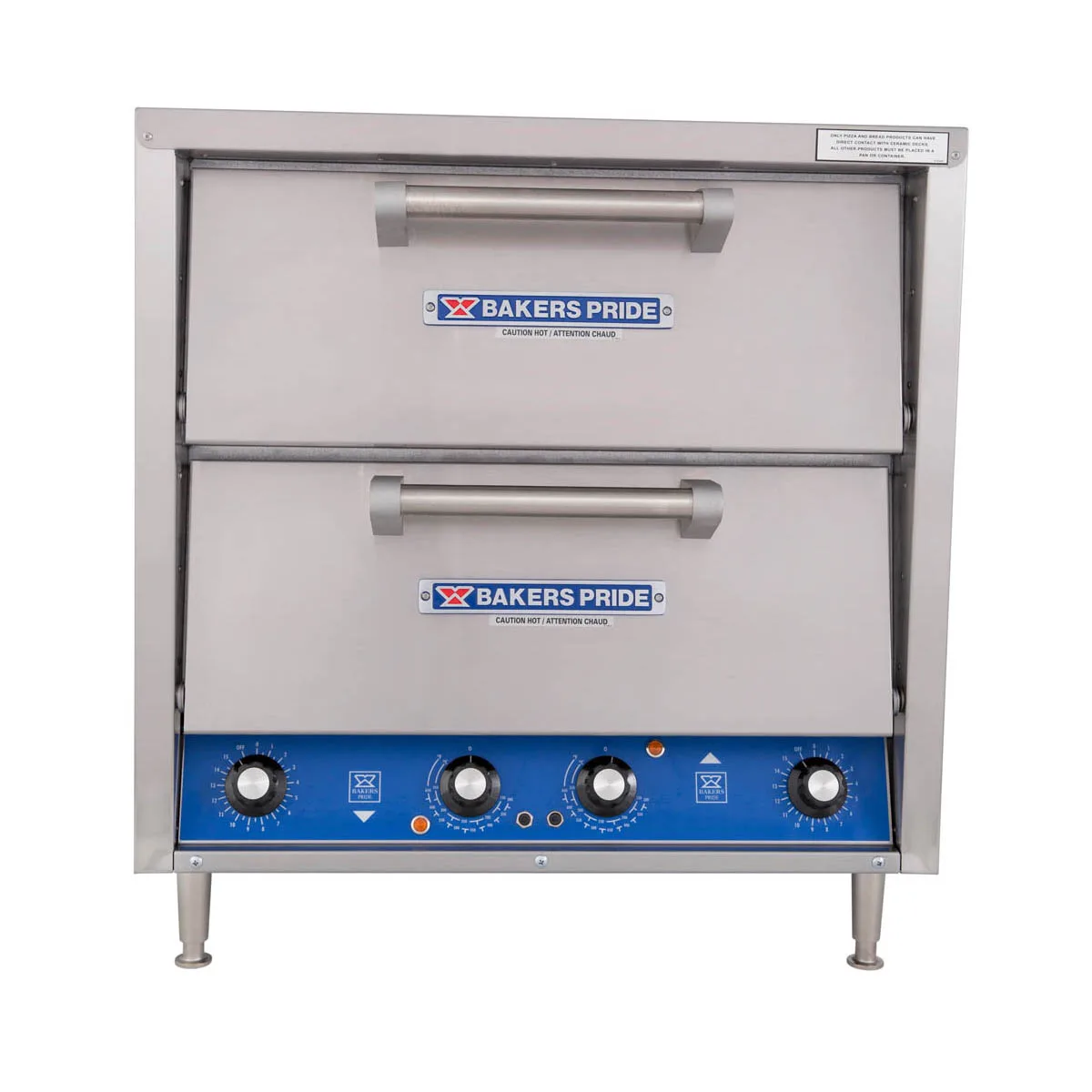 Bakers Pride DP-2BL 26" Electric Countertop Pizza Bake Oven w/ 2 Decks, Thermostatic Controls