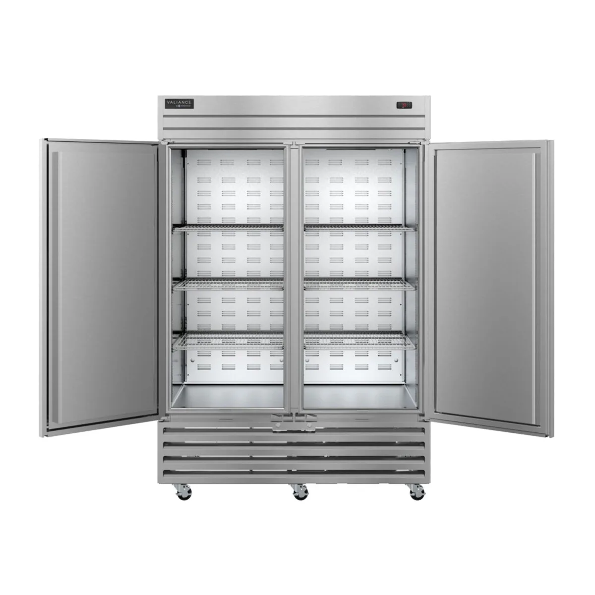 Hoshizaki VR2A-FS 72" 2-Solid Door Reach-In Refrigerator, 42.45 cu. ft., Top Mounted