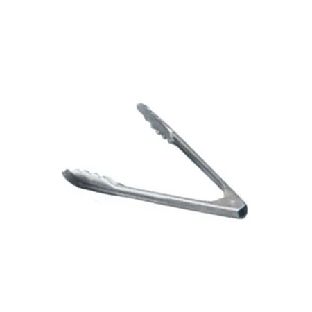 Omcan USA 80790 - 9" Heavy-Weight Stainless Steel Coiled Spring Utility Tongs, Kitchen Hand Tool