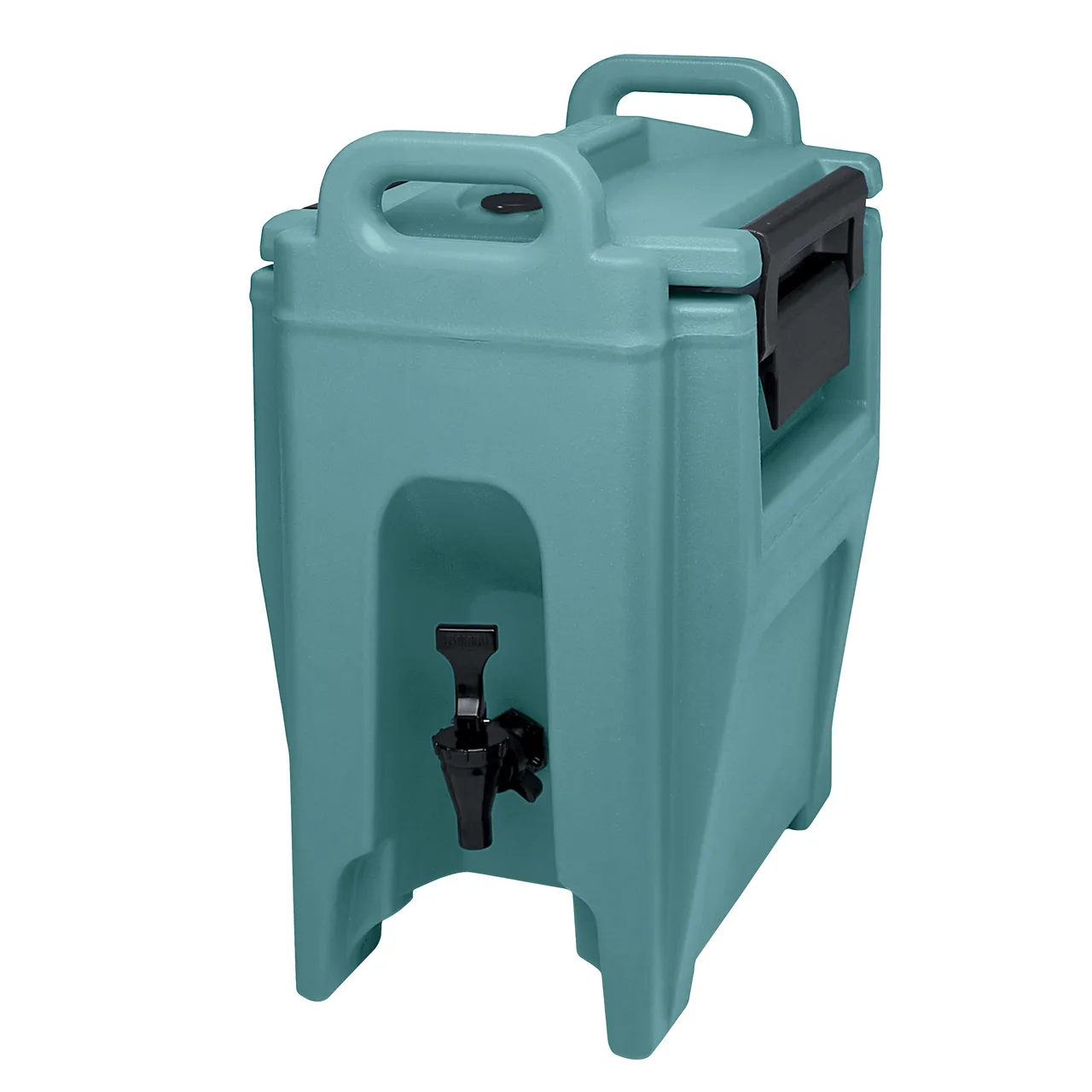 Cambro UC250401 Camtainer 2-3/4‑Gallon Dispenser, Slate Blue Plastic, 11.8"W x 16.8"D x 19.8"H NSF