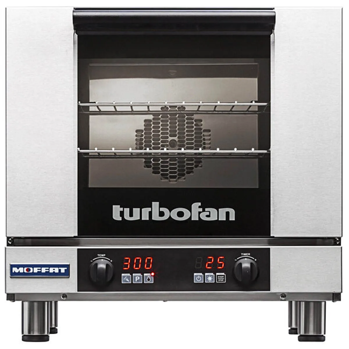 Moffat E23D3 Single-Deck Half-Size Electric Convection Oven w/ Digital Controls, Countertop