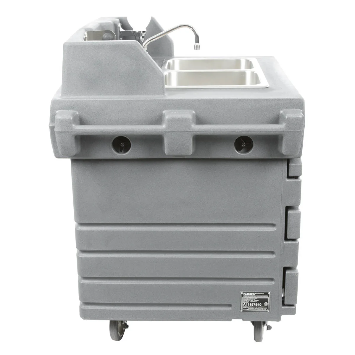 Cambro KSC402191 Camkiosk® Hand Sink Cart, with 2 Compartment Sink