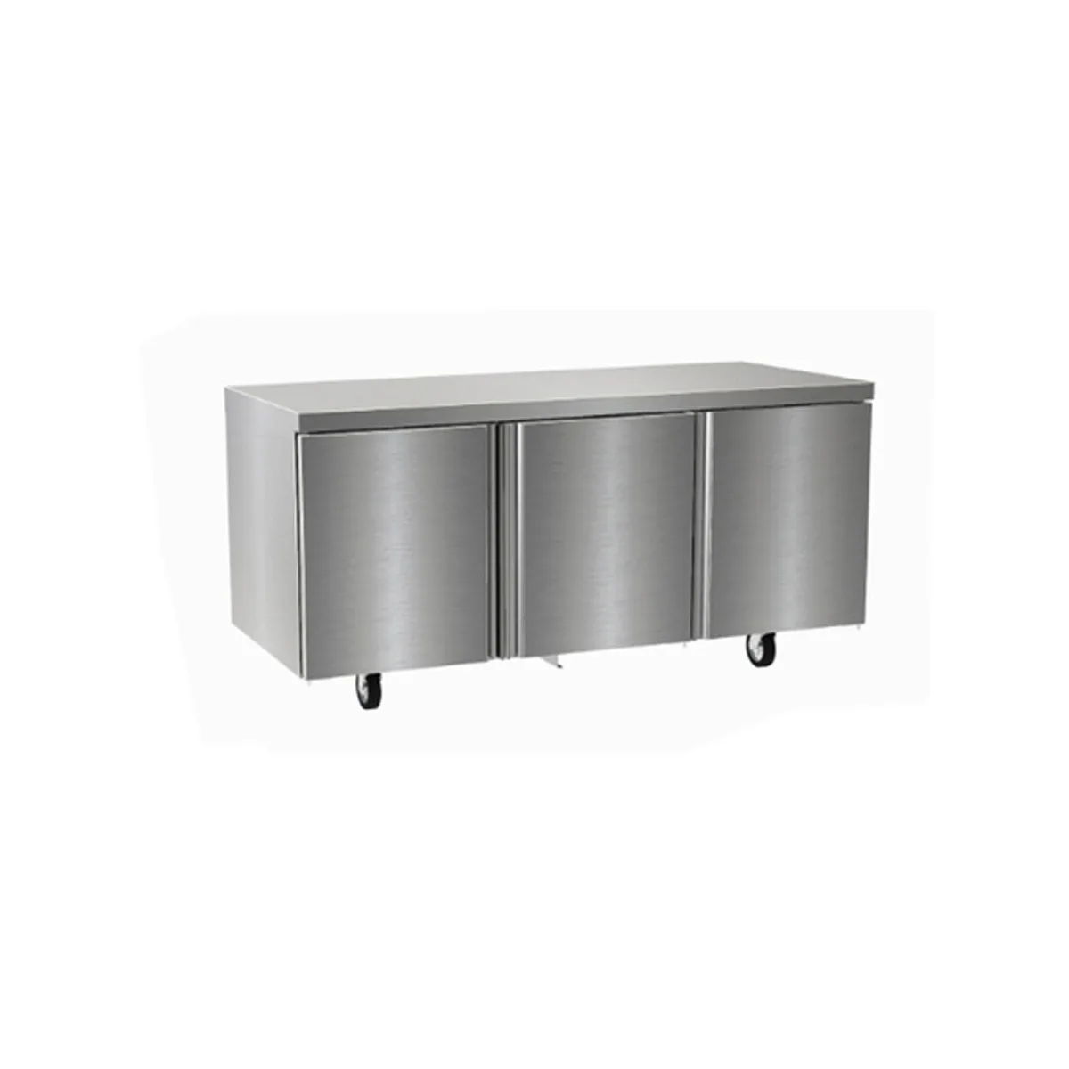 Delfield 4472NP 72" 3-Section Worktop Refrigerator w/ 3 Doors, 22.1 cu. ft.