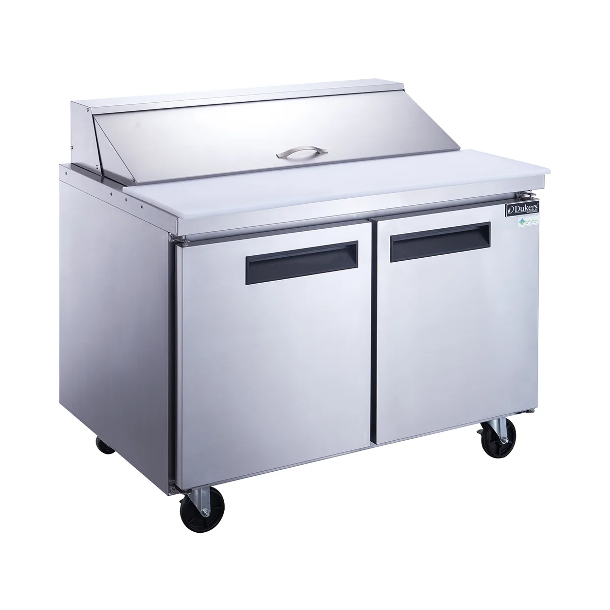 Dukers Appliance Co DSP36-10-S2 36" Sandwich/Salad Prep Table w/ 2 Door, 10 Pans