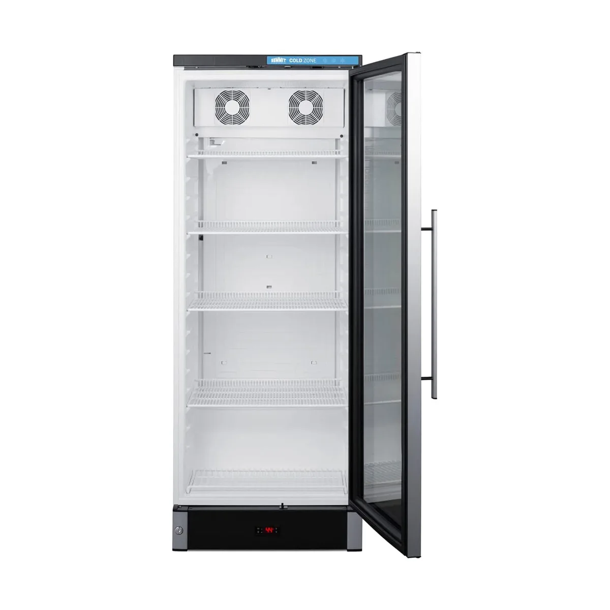Summit SCR1154 23" Slim Merchandiser Refrigerator w/ Right Hinged Glass Door, 9.9 cu. ft.