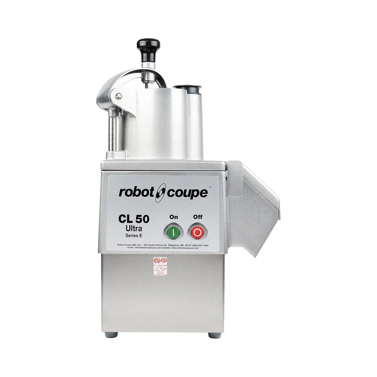 Robot Coupe CL50EUREST Continuous Feed Food Processor, 9 Discs Included, 1 1/2 hp